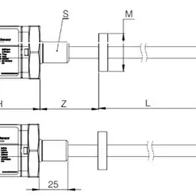 Магнитострикционные датчики линейных перемещений AMT Linear Position Sensor серии KH SSI