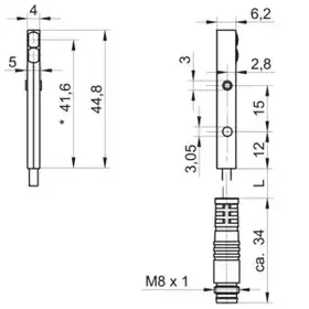 Оптический датчик Baumer FHDK 04G6111/KS35A