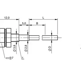 Оптоволоконный кабель Balluff BFO D22-LAH-KB-EAK-10-02