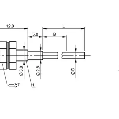 Оптоволоконный кабель Balluff BFO D22-LAH-KB-EAK-10-02