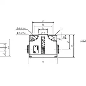 Блочный выключатель Balluff BNS 813-B03-D12-61-A-10-02
