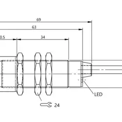 Индуктивный датчик Balluff BES M18MF2-PSC80F-BV02-EXE