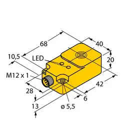 Индуктивный датчик TURCK BI15-Q20-Y1X-H1141