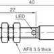 Индуктивный датчик LANBAO LR05AF15DNOY-E1