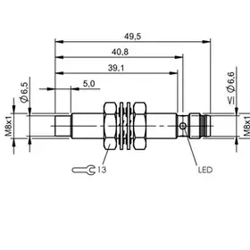 Индуктивный датчик Balluff BES M08EF-PSC40F-S49G