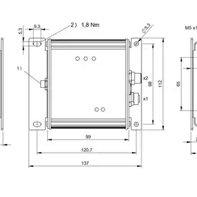 Блок обработки RFID Balluff BIS M-626-069-A01-06-ST31