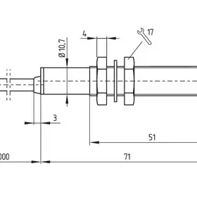 Магнитный герконовый датчик Schmersal BN120-RZ/V
