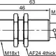 Индуктивный датчик LANBAO LR18XBN08DPOA-E2