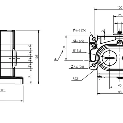 Блочный выключатель Balluff BNS 819-D05-R12-100-10-FD