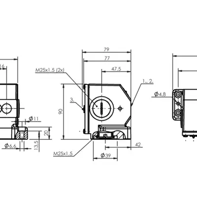 Блочный выключатель Balluff BNS 816-B08-THA-16-605-11