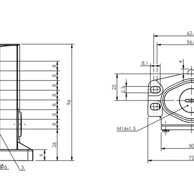 Блочный выключатель Balluff BNS 813-B08-D08-46-41-01