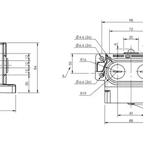 Блочный выключатель Balluff BNS 813-D04-D12-62-12-04-FD