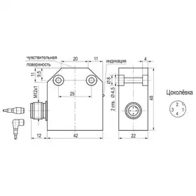 Индуктивный датчик ТЕКО ISB IC51P-31P-5-LS4