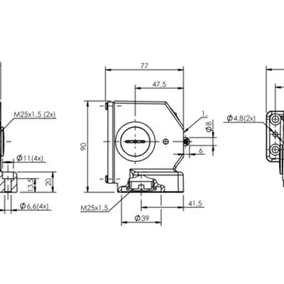 Блочный выключатель Balluff BNS 819-B06-R12-72-10