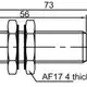 Индуктивный датчик LANBAO LR12XCN08ATOY-E2