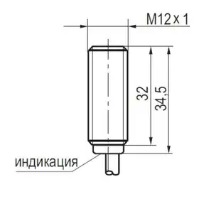Индуктивный датчик ТЕКО ISB B2A8-31P-4-L-V