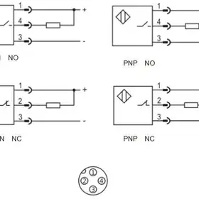 Емкостной датчик LANBAO CR12SCN04DNC-E2