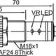 Емкостной датчик LANBAO CR18SCF05DPR