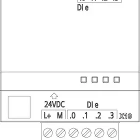 Системная плата дискретных входов Siemens 6ES7221-3BD30-0XB0