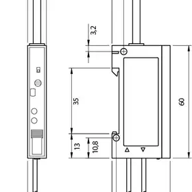 Усилитель для оптоволоконных датчиков DATASENSING FX3/0N-0A