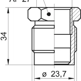 Монтажный переходник Baumer ZPH1-32BA