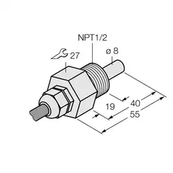 Датчик потока TURCK FCS-N1/2T-NA