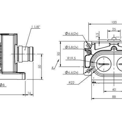 Блочный выключатель Balluff BNS 819-D04-E12-100-10-S90R