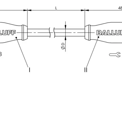 Соединительный кабель Balluff BCC M415-M414-3A-304-PX0434-015
