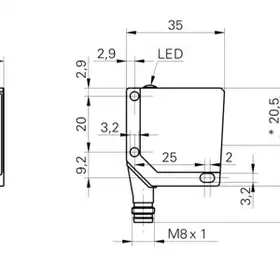 Оптический датчик Baumer FPDM 12N3401/S35A
