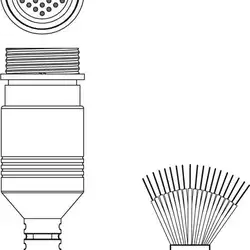 Разъем с кабелем Leuze Electronic KD S-M30-30A-P1-100