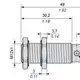 Индуктивный датчик Telemecanique XS112B3PBM12