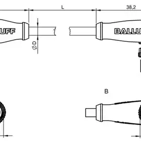 Соединительный кабель Balluff BCC M415-M423-3A-300-EX43T2-006