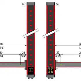 Cветовой барьер безопасности Telemecanique XUSZASL2XT