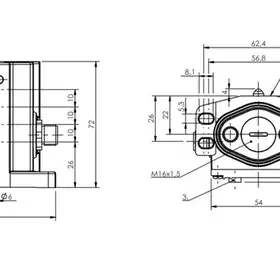 Блочный выключатель Balluff BNS 819-B04-K10-46-10-FC-S80S