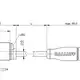 Индуктивный датчик расстояния Balluff BAW M18ME-UAC48B-BP01,5-GS04-003