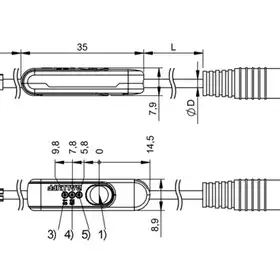 Магнитный датчик для цилиндра Balluff BMF 203K-H-PI-C-A8-S75-00,3