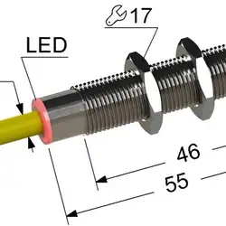 Индуктивный датчик Мега-К PS2-12M55-8N61-K
