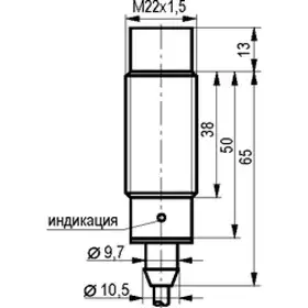 Индуктивный датчик ТЕКО ISN EF6A-31P-10-LZ