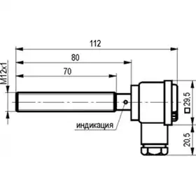 Индуктивный датчик ТЕКО ISB AT24A-12-2-L
