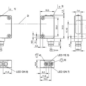 Оптический датчик Balluff BOS 5K-PU-LX10-S75