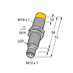 Индуктивный датчик TURCK NI12U-M18E-AP6X-H1141