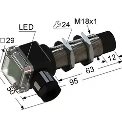 Индуктивный датчик Мега-К VB2-18M95-8N72-B