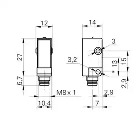 Оптический датчик Baumer FSDK 10D9601/S35A