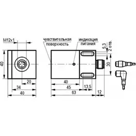 Индуктивный датчик расстояния ТЕКО ISAN IC131P-32P-30-PS4