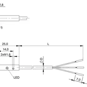 Индуктивный датчик Balluff BES 516-3043-I02-C-PU-02