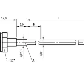 Оптоволоконный кабель Balluff BFO D22-LAP-KB-EAK-15-02