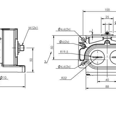 Блочный выключатель Balluff BNS 819-D03-R16-100-10-S80R