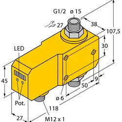 Датчик потока TURCK FCI-D15A4P-LIX-H1141