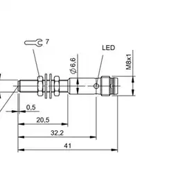 Индуктивный датчик Balluff BES M05EC1-PSC15B-S49G