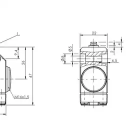 Одиночный выключатель Balluff BNS 819-100-E-11
